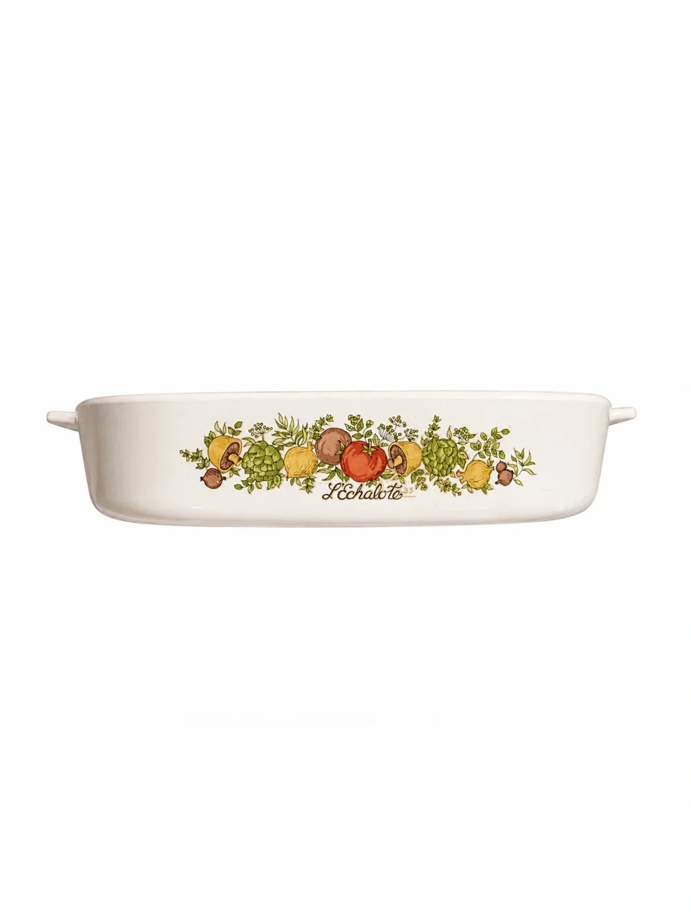 Vintage Corning Ware Spice of Life L'Echalote A-10-B 2.5L Square Casserole